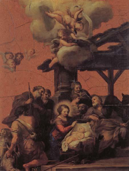Pietro da Cortona The Nativity and the Adoration of the Shepherds china oil painting image